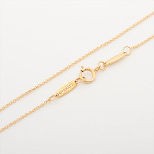 Tiffany & Co. Open Heart Pendant Necklace Gold Mini