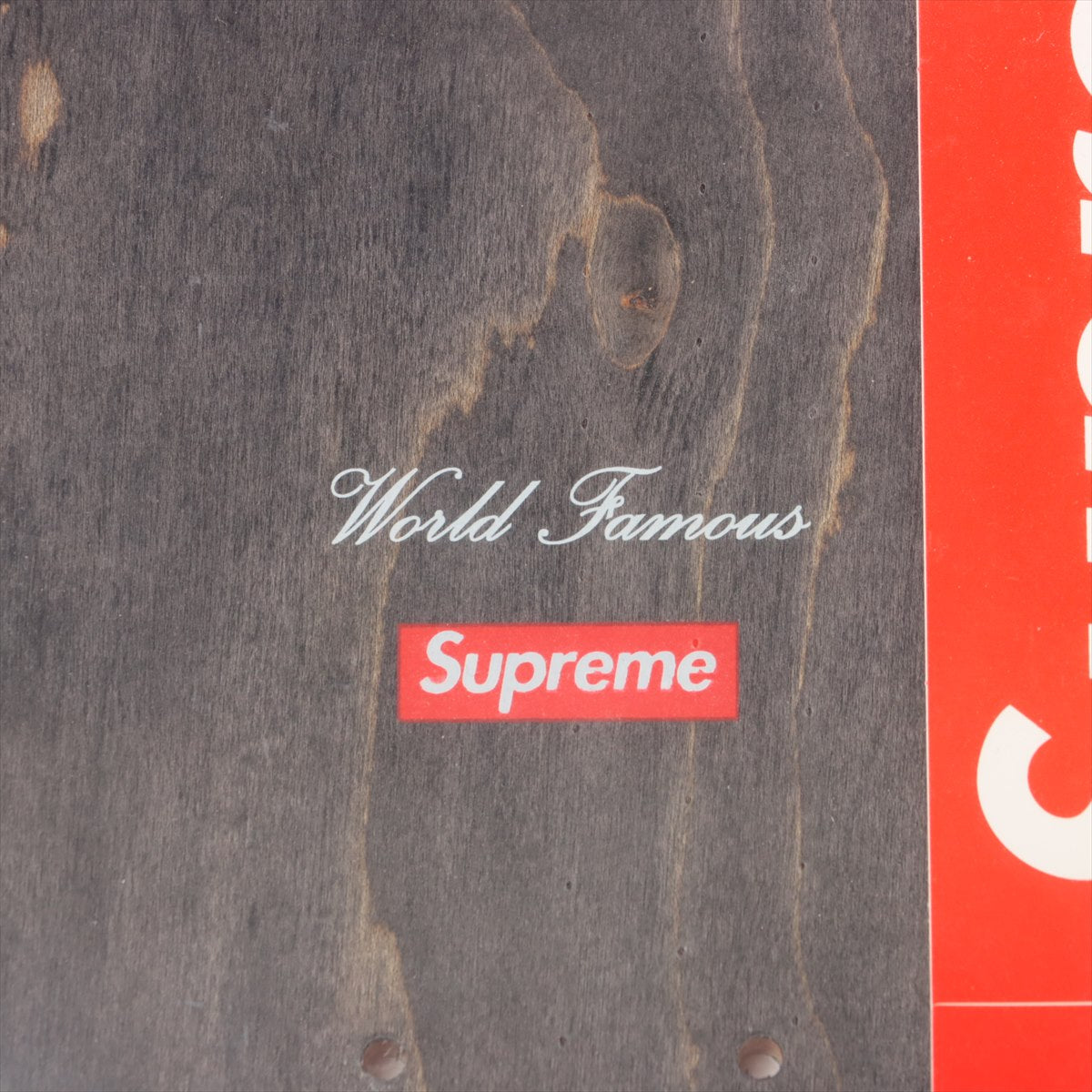 Supreme Skateboarding Wood Black