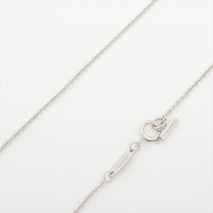 Tiffany & Co. T Smile Mini Necklace White Gold