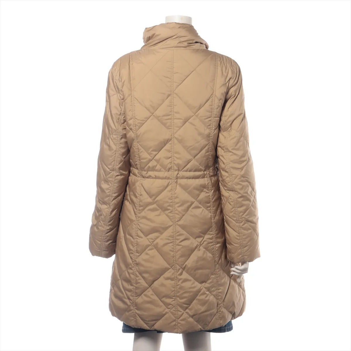 Max Mara Weekend Nylon Down Coat Beige
