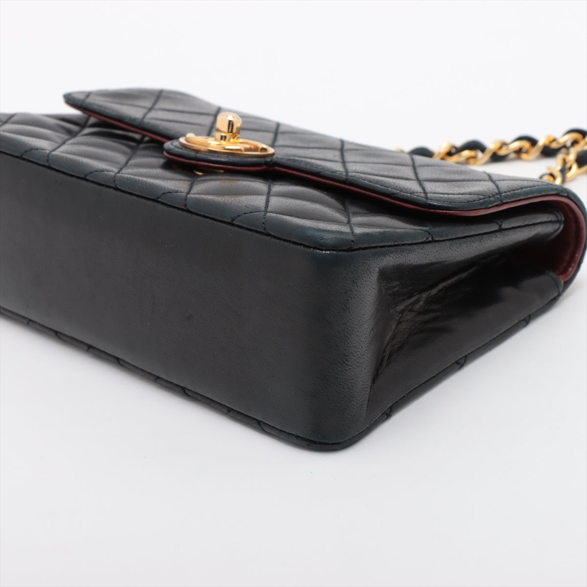 Chanel CC Logo Matelassé Lambskin Chain Shoulder Bag Black * PREORDER *