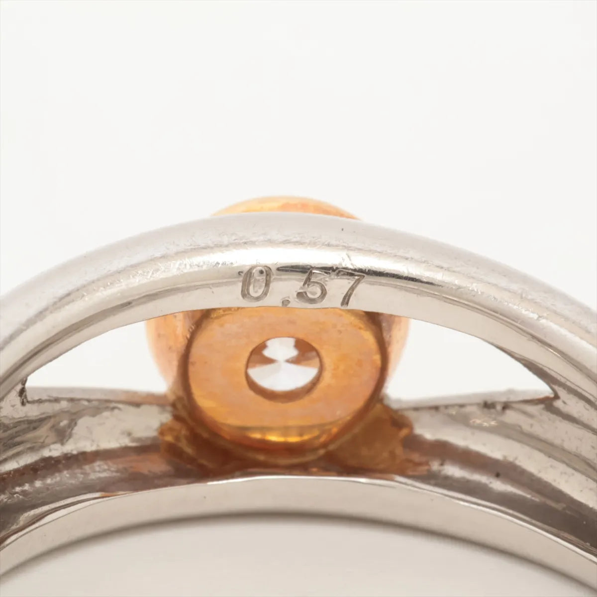 K.UNO Diamond Ring Rose Gold × Platinum
