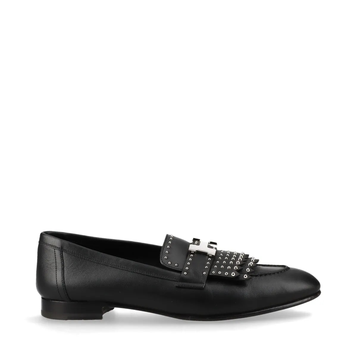 Hermès Royal Studs Loafer Black