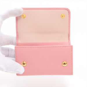 Top rated Prada Saffiano Leather Key Case Pink
