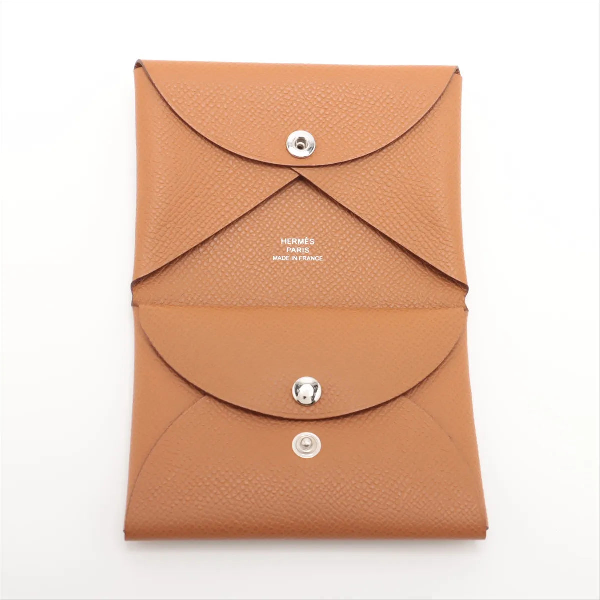 Buy Buy Second Hand Hermès Calvi Duo Veau Epsom Coin Purse