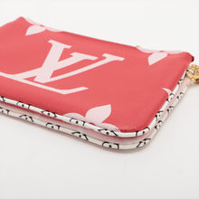 Load image into Gallery viewer, Buy Louis Vuitton Monogram Giant Reverse Pochette Double Zip Wallet Red