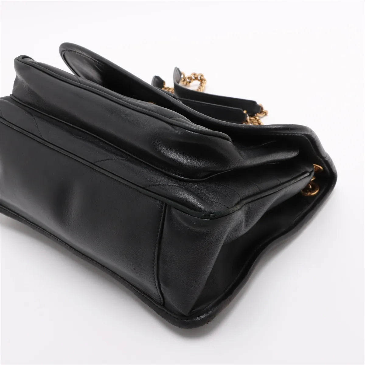 Saint Laurent Paris Niki Leather Chain Shoulder Bag Black