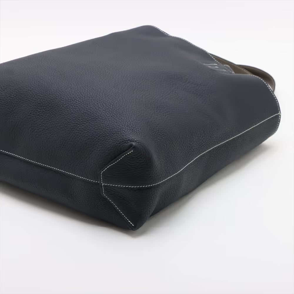 Hermès Double Sens 36 Taurillon Clemence Bleu Nuit x Ethane