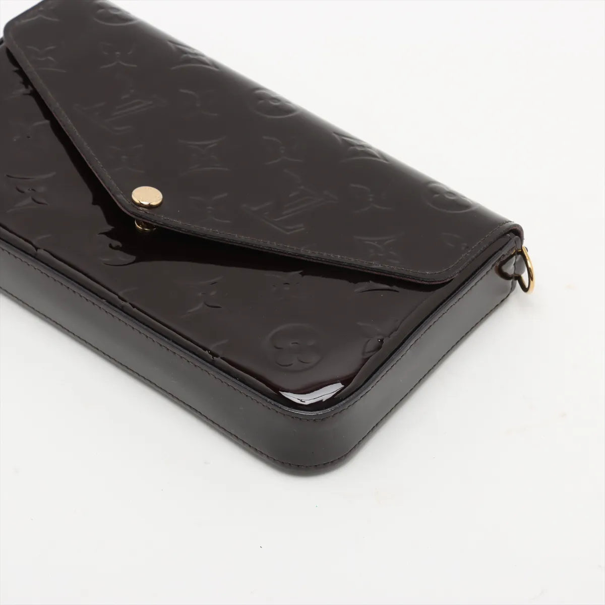 Louis Vuitton Vernis Pochette Félicie Brown