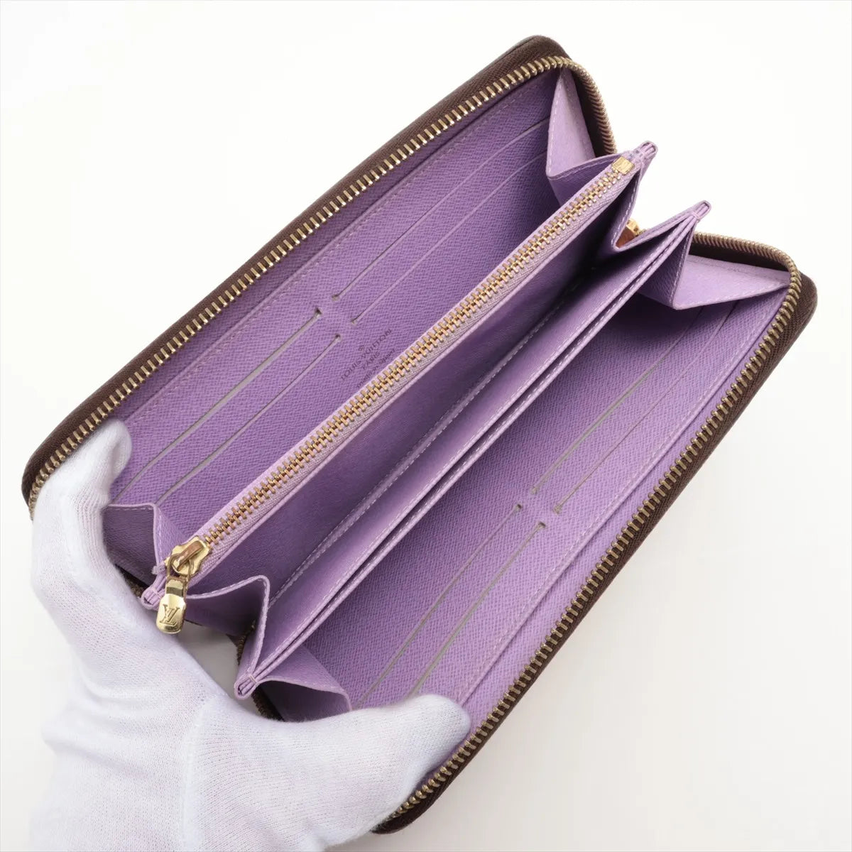 Louis Vuitton Illustre Damier Ebene Zippy Wallet
