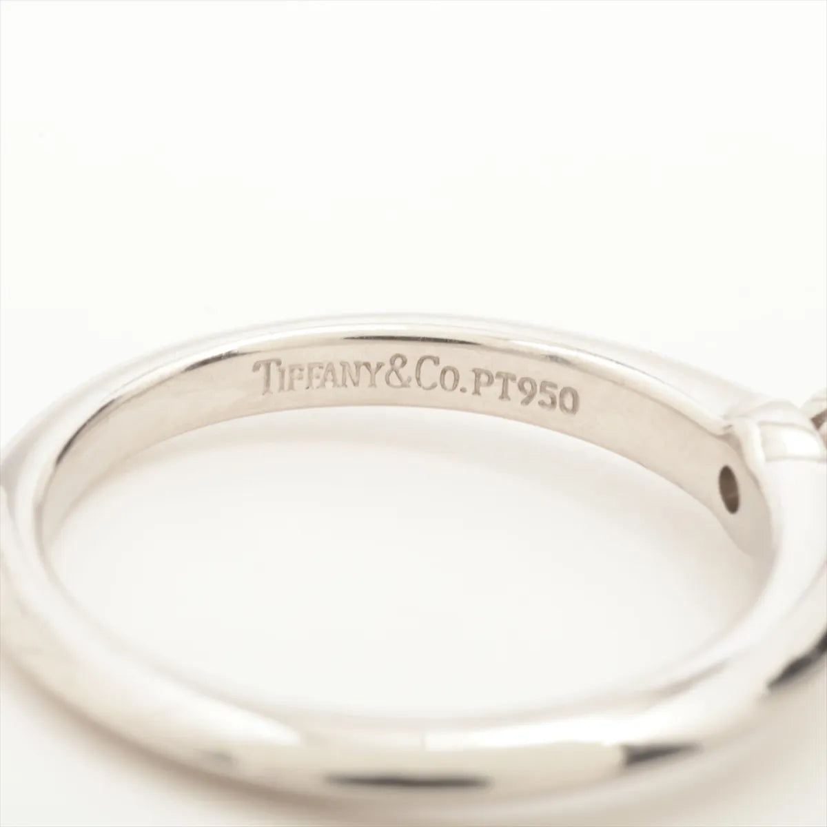 Tiffany & Co. Solitaire Diamond Ring Platinum