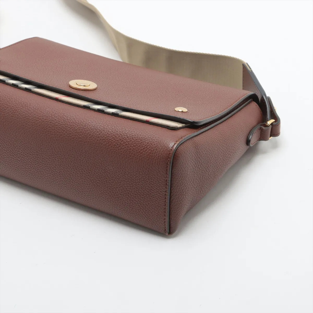 Burberry Nova Check Hampshire Shoulder Bag Brown