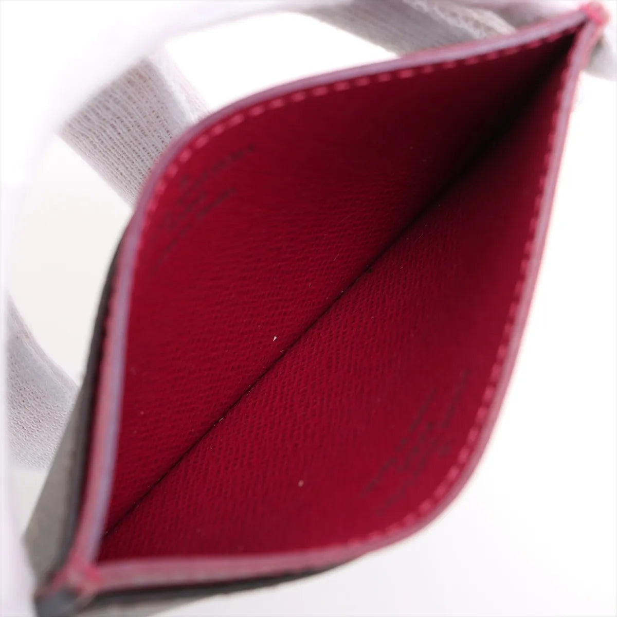 Louis Vuitton Monogram Card Case Fuchsia