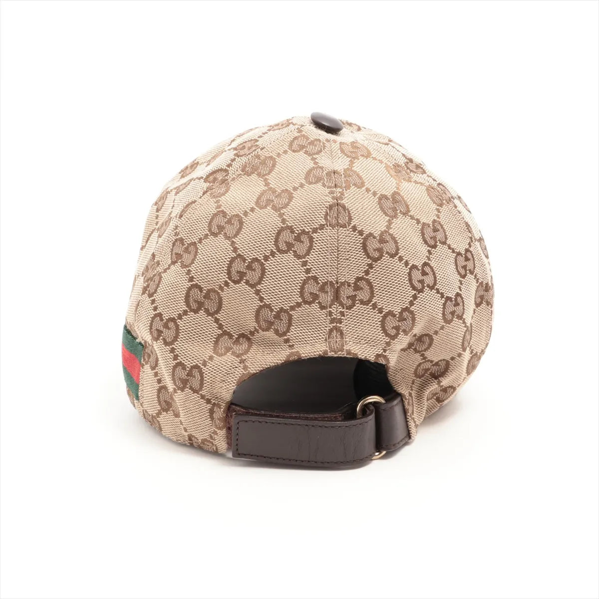 Gucci GG Logo Web Canvas Hat Beige