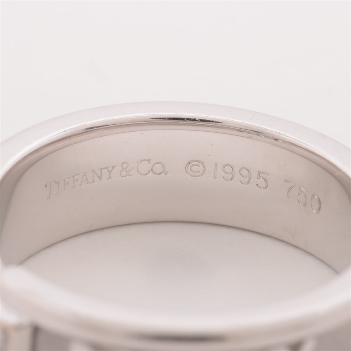 Tiffany & Co. Atlas Diamond Ring White Gold