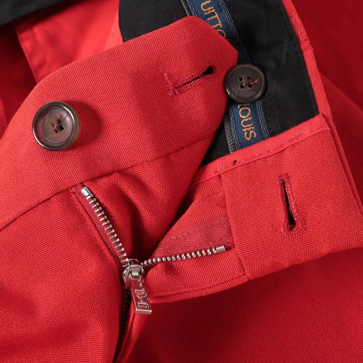 Louis Vuitton Mohair Pants Red