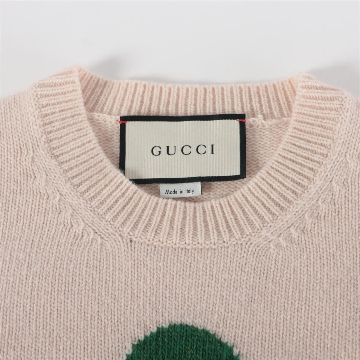 Gucci Cherry Beverly Hills Wool Knit Beige