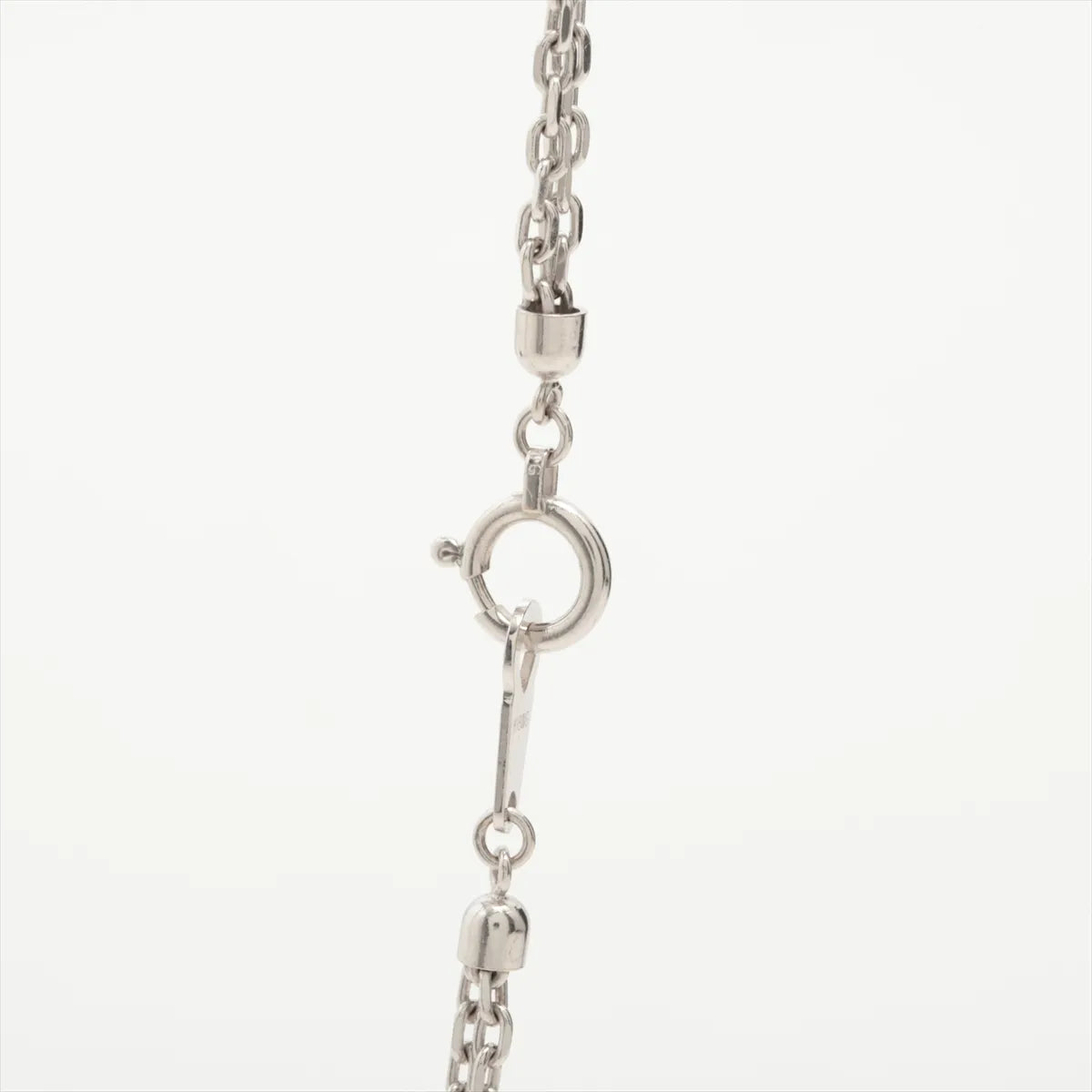 Sapphire Ruby Diamond Two-toned Necklace White Gold x Yellow Gold