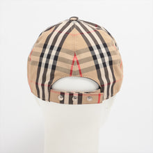 Load image into Gallery viewer, Burberry TB Logo Nova Check Cap Beige