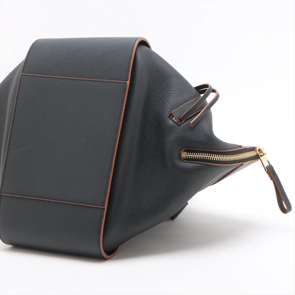 Loewe Hammock Small Leather Two-Way Handbag Black