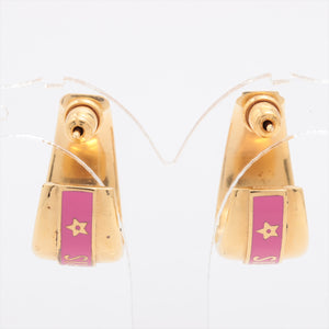Dior Code Earrings in Rani Pink Lacquer