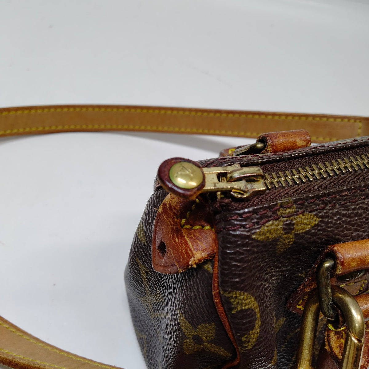 Louis Vuitton Monogram Mini Speedy Bag — detail 8