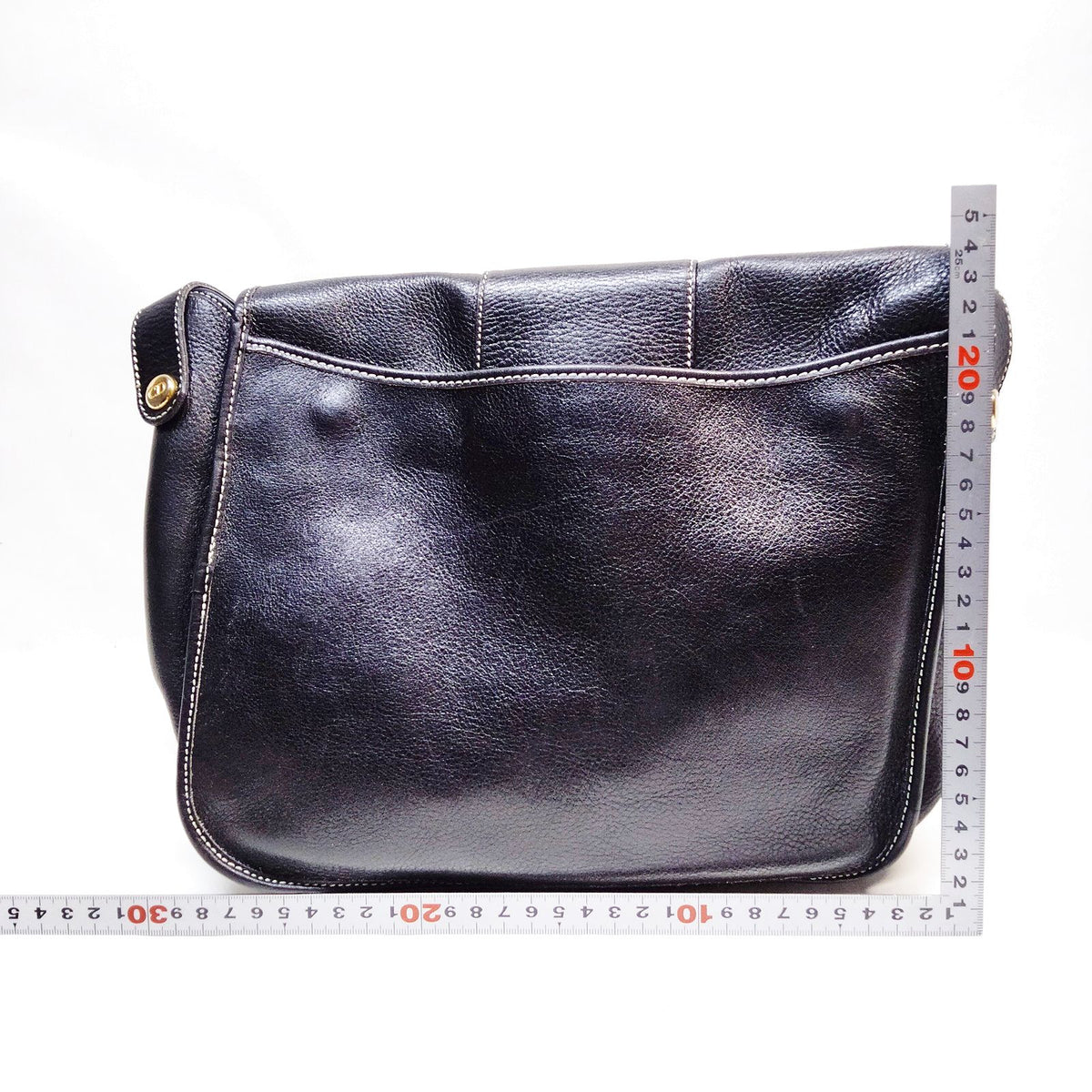 Christian Dior Black Leather CD Shoulder Bag — detail 1