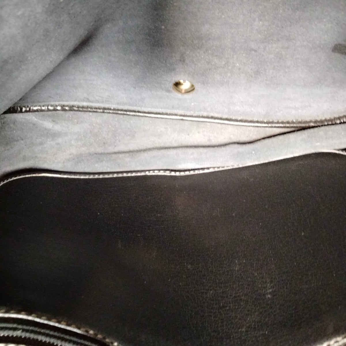 Christian Dior Black Leather CD Shoulder Bag — detail 7