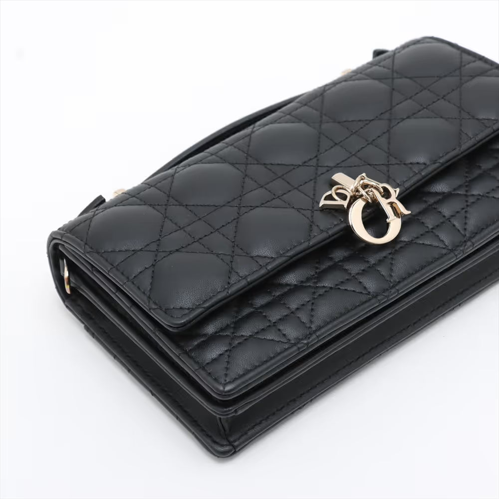 Christian Dior Cannage My Dior Mini Bag Black