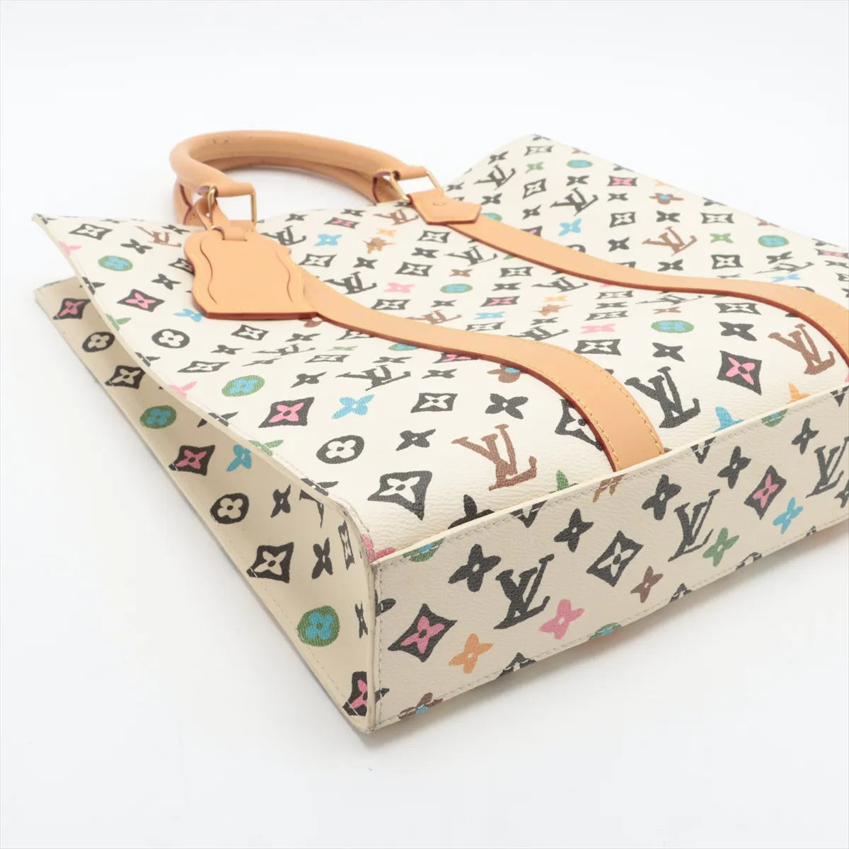 Louis Vuitton Monogram Multicolor Sac Plat Beige