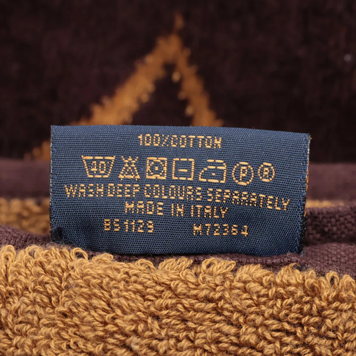 Louis Vuitton Monogram Classic Cotton Beach Towel Brown