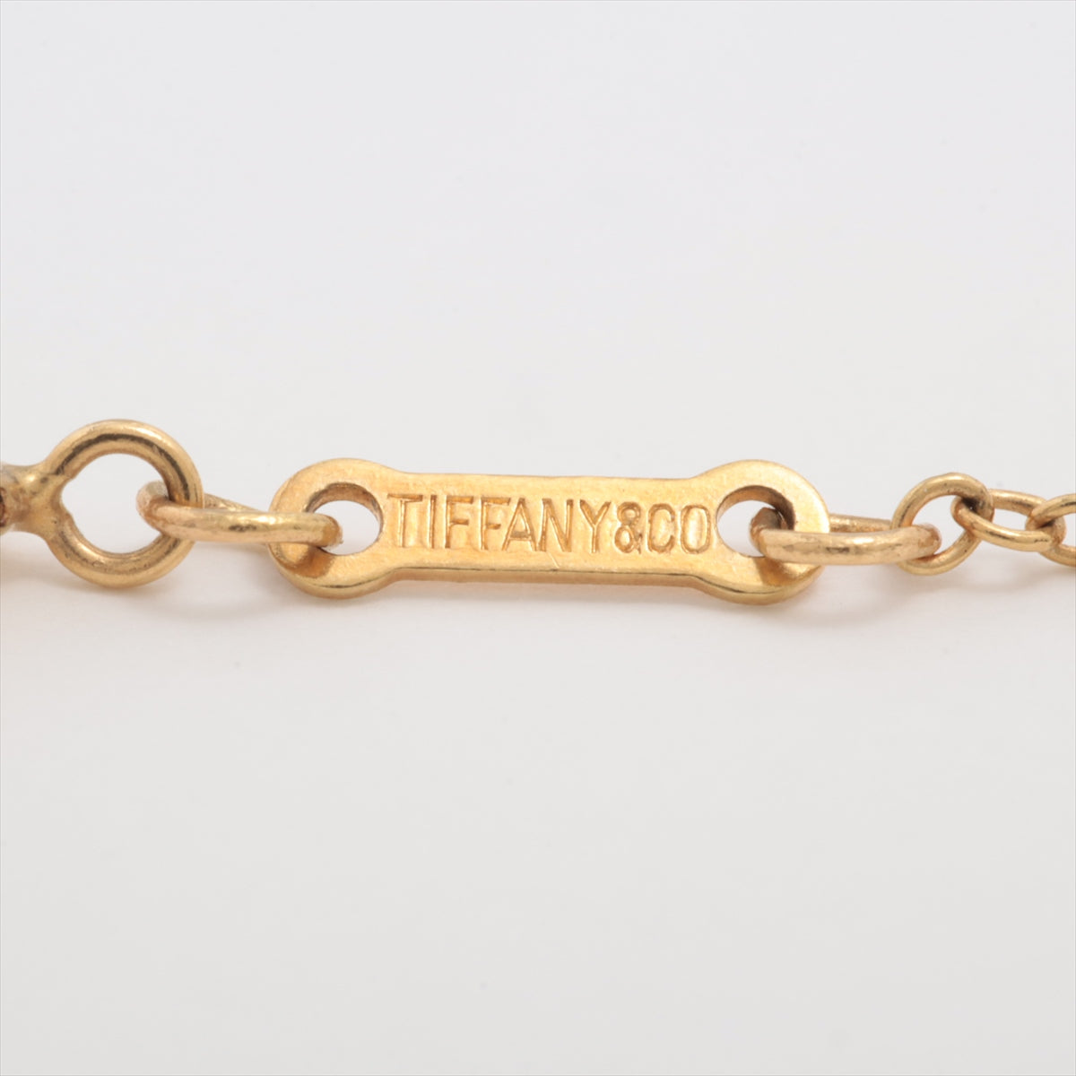 Tiffany & Co. Open Heart Pendant Necklace Gold