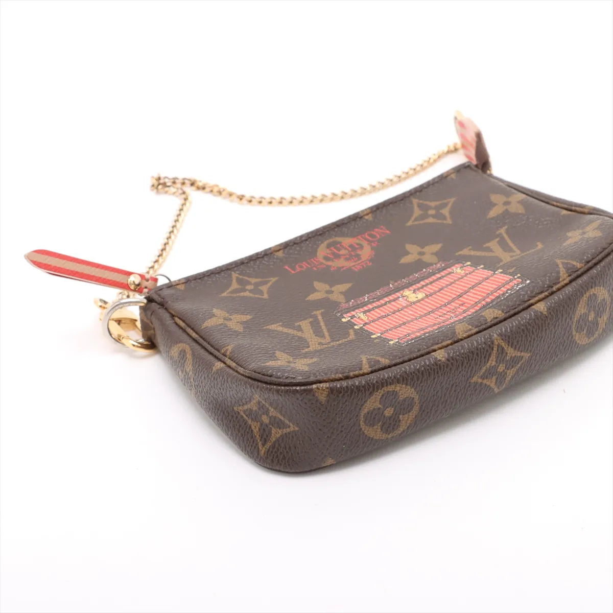 Louis Vuitton Monogram Trunk Patch Mini Pochette Accessoires