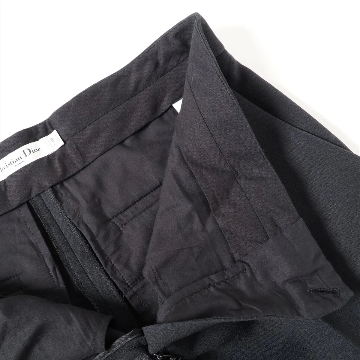 Christian Dior Wool Slacks Black