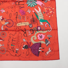 Load image into Gallery viewer, Quality Hermès Les Confessions Scarf Silk Red