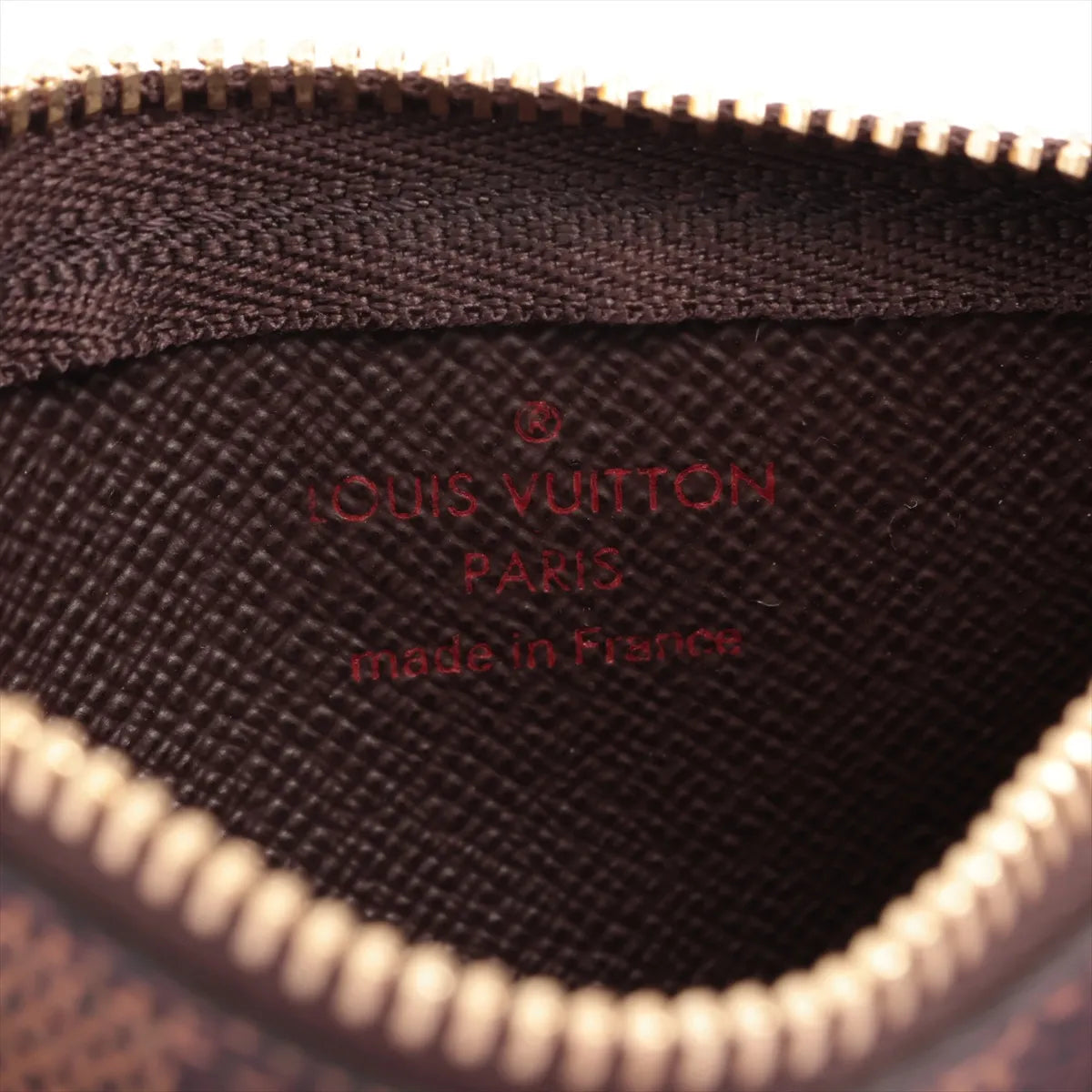 Louis Vuitton Damier Ebene Pochette Key Cles