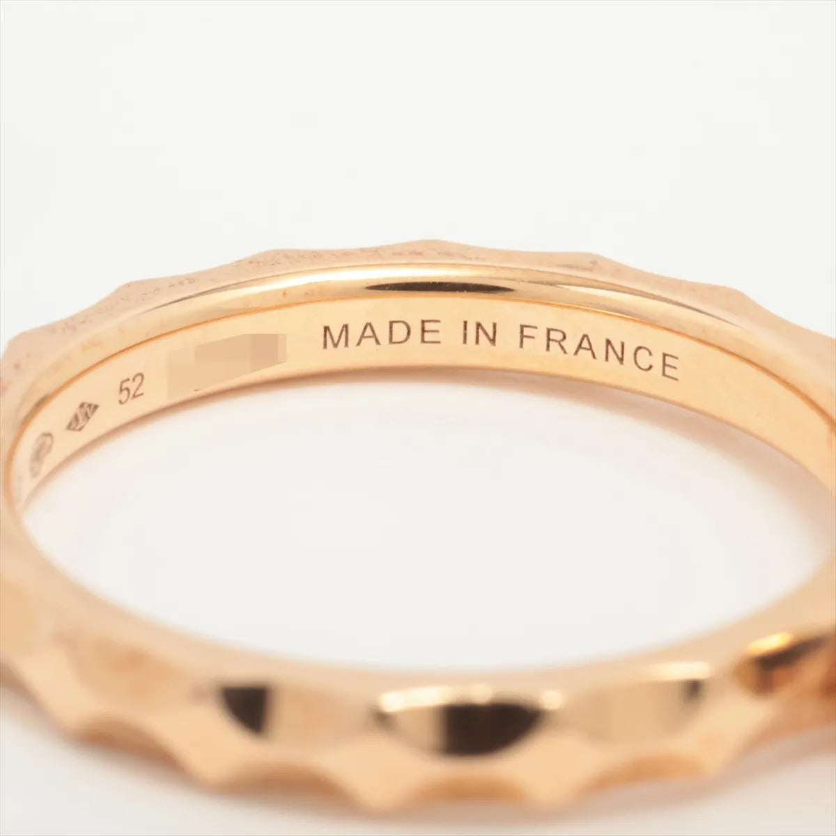 Louis Vuitton Solitaire Monogram Infini Diamond Ring Rose Gold