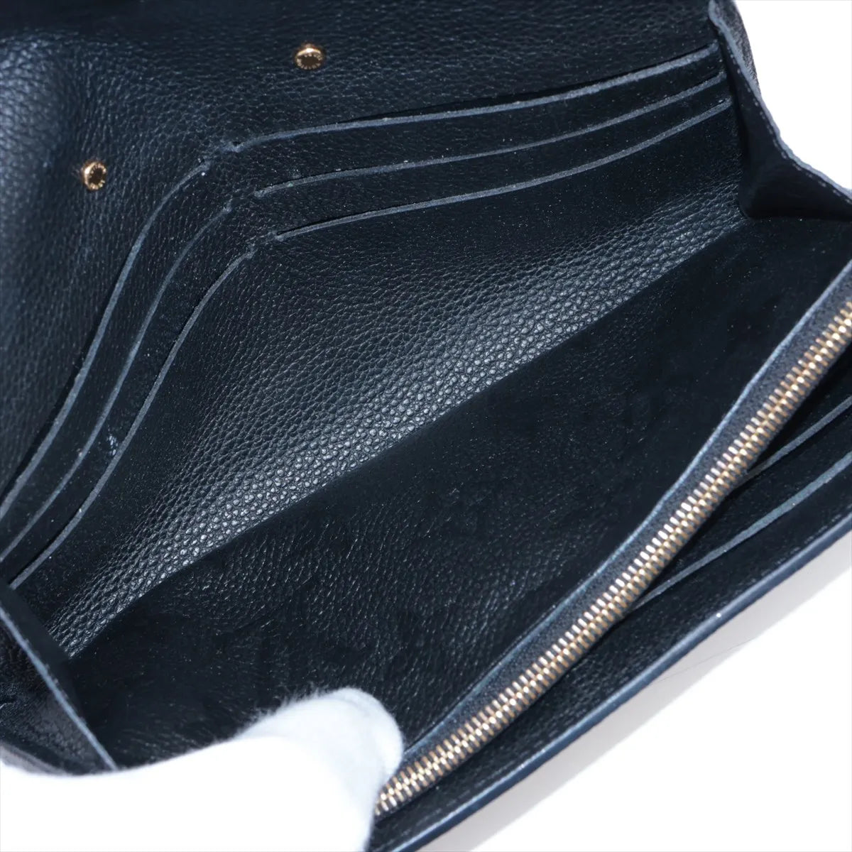 Louis Vuitton Monogram Empreinte Métis Long Wallet Black