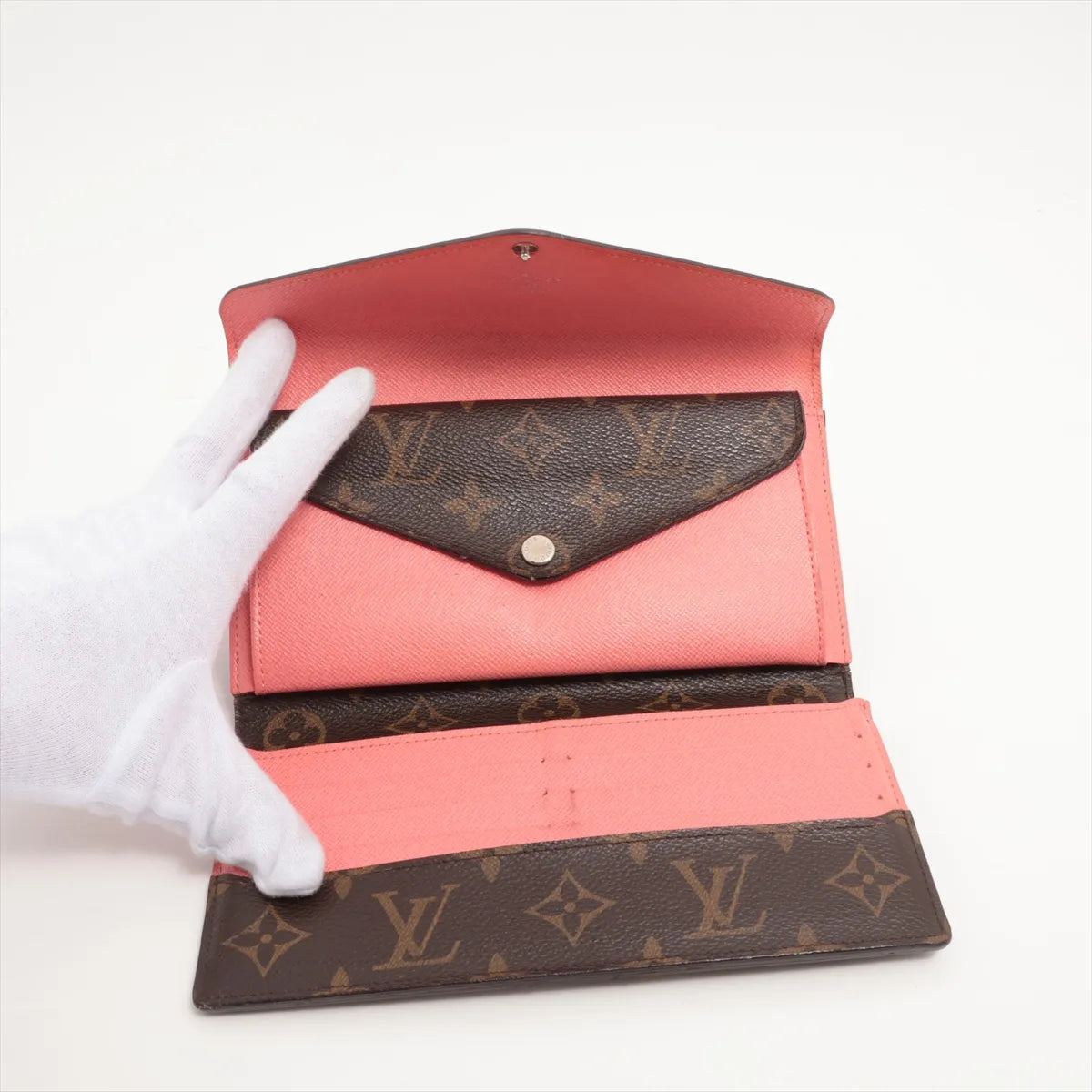 Louis Vuitton Monogram × Epi Marie-Lou Long Wallet Brown x Pink