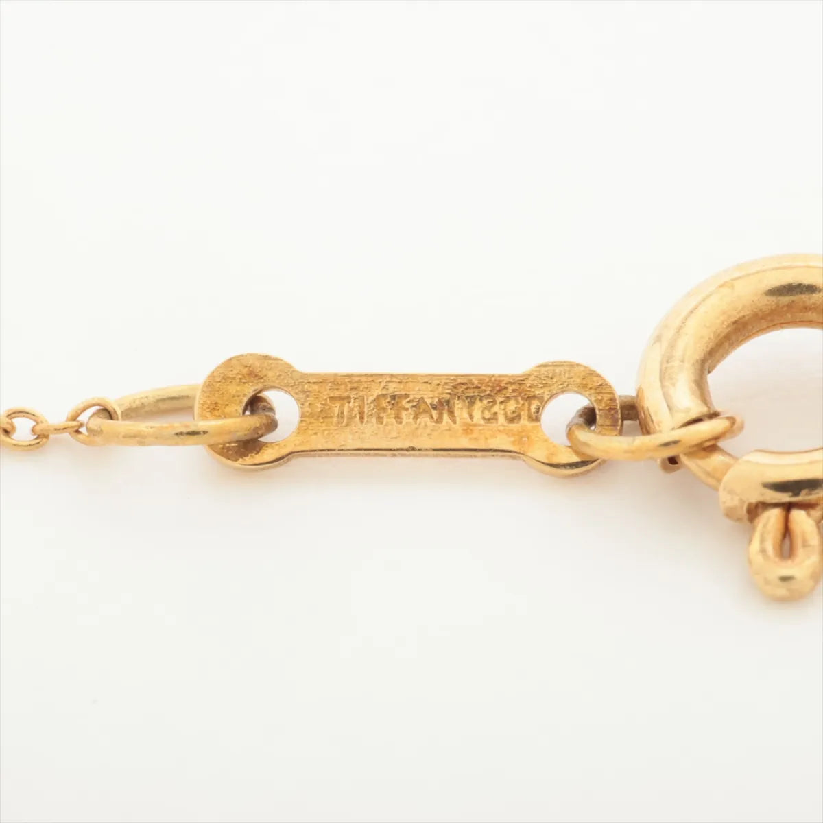 Tiffany & Co. Initial H Pendant Necklace Yellow Gold