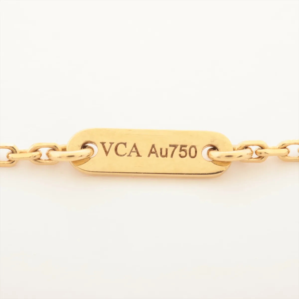 Van Cleef & Arpels Sweet Alhambra Shell Necklace White