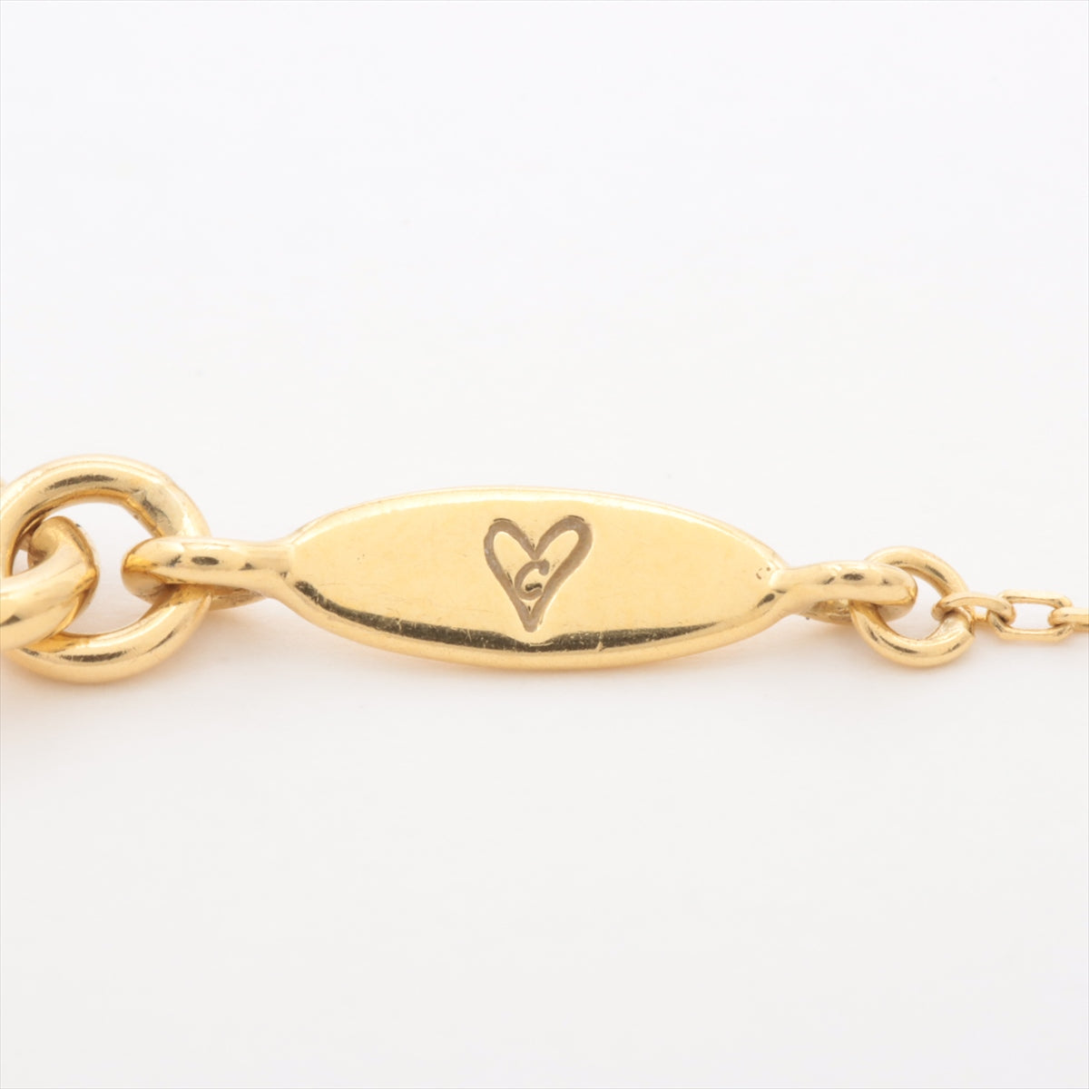 Ahkah Full Heart Necklace Yellow Gold