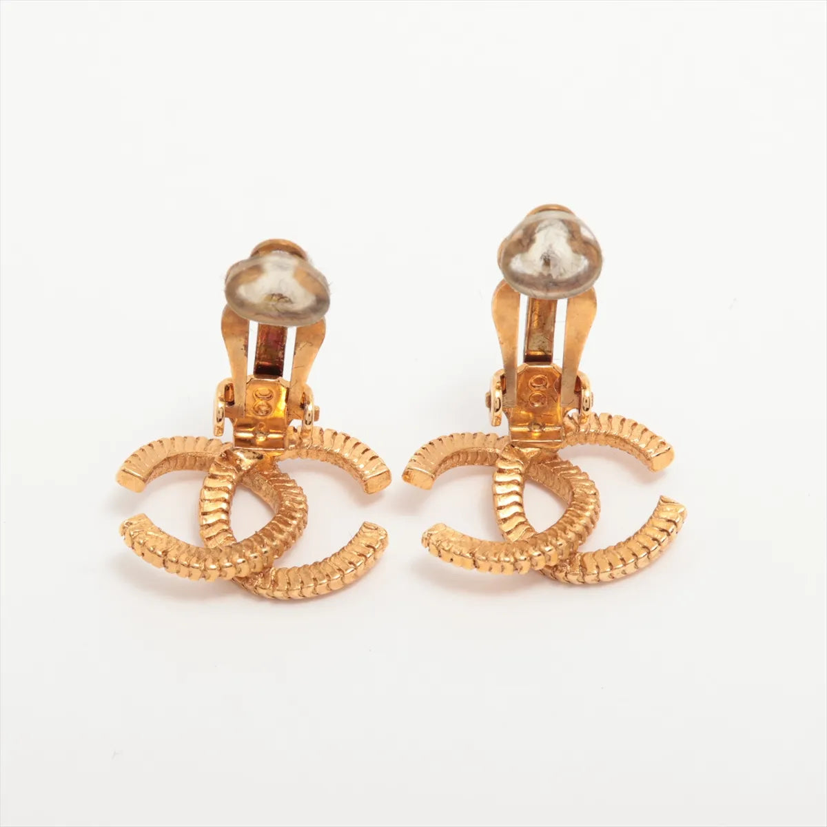 Chanel CC Logo Clip-On Earrings