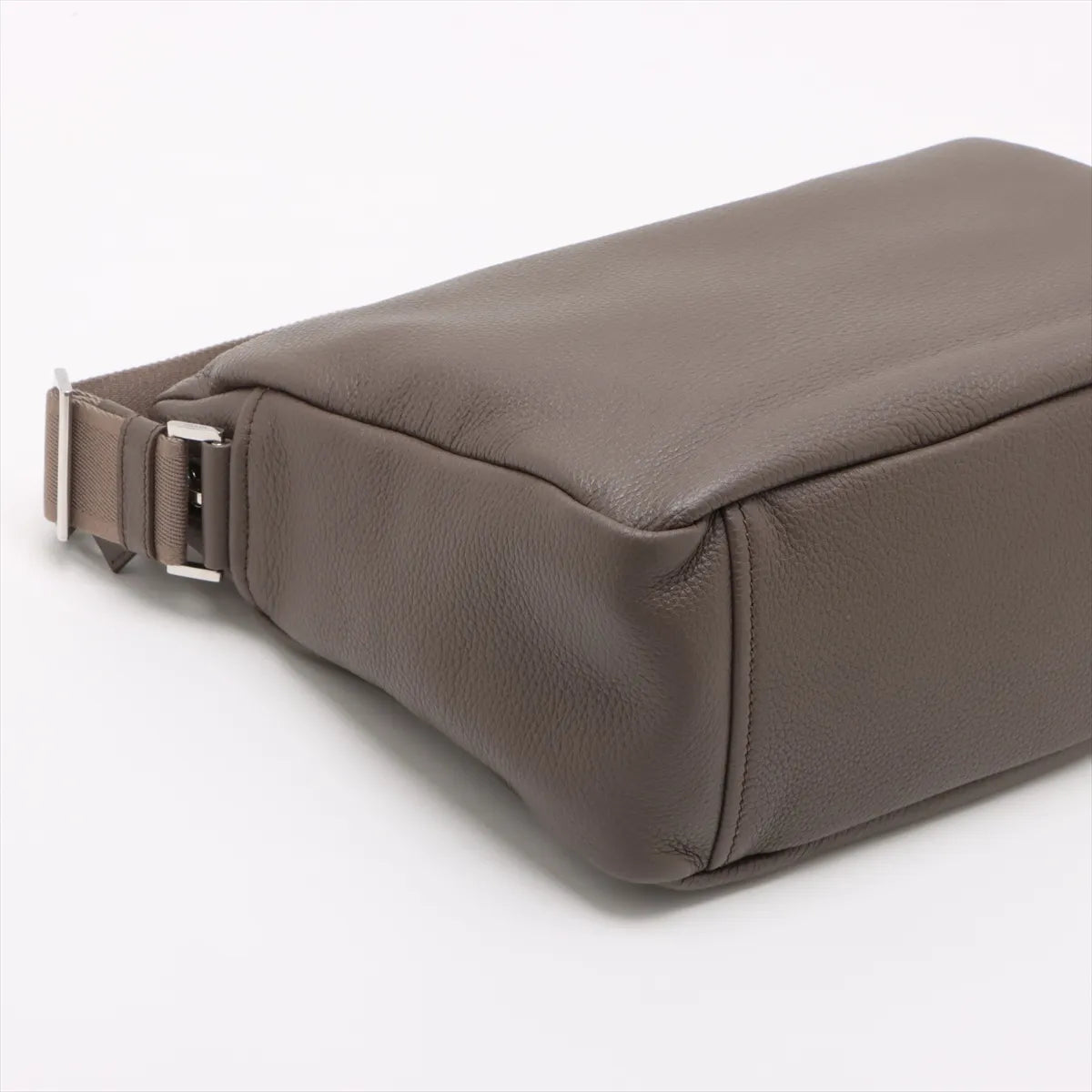 Prada Vitello Daino Leather Shoulder Bag Greige