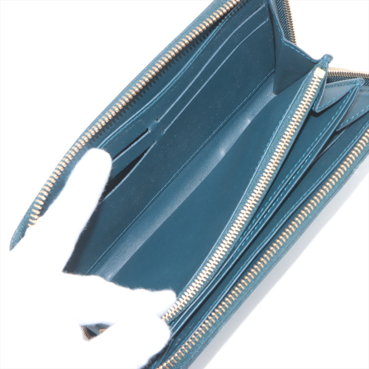 Top Louis Vuitton Monogram Vernis Zippy Wallet Bleu Nuit