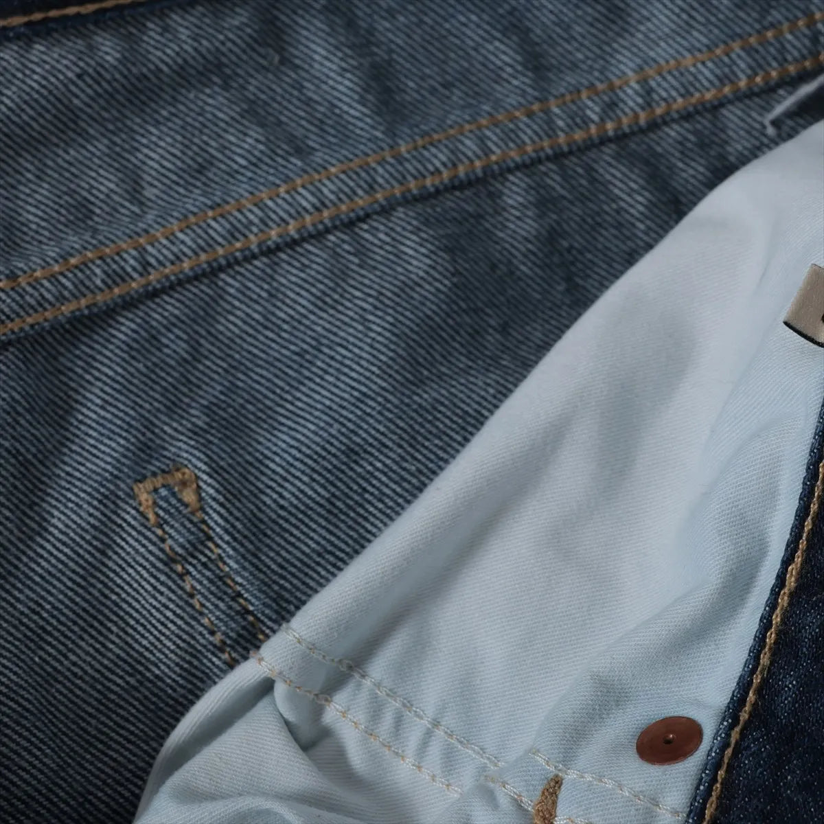 Gucci Horsebit Cotton Denim Pants Blue