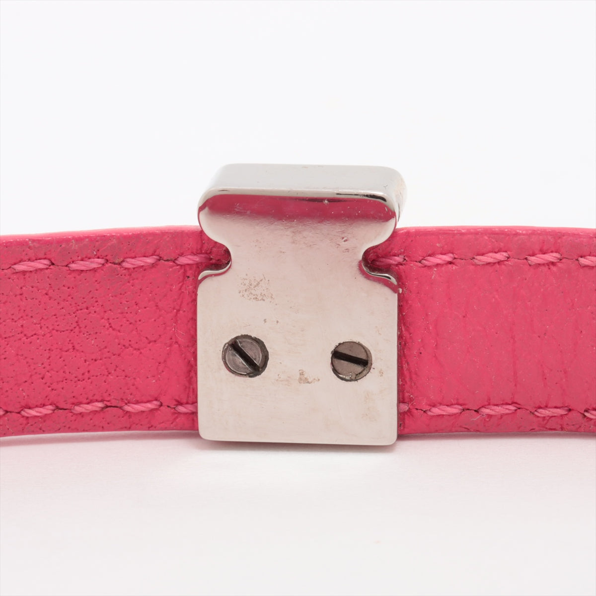 Louis Vuitton Monogram Lockit Double Wrap Bracelet Fuchsia