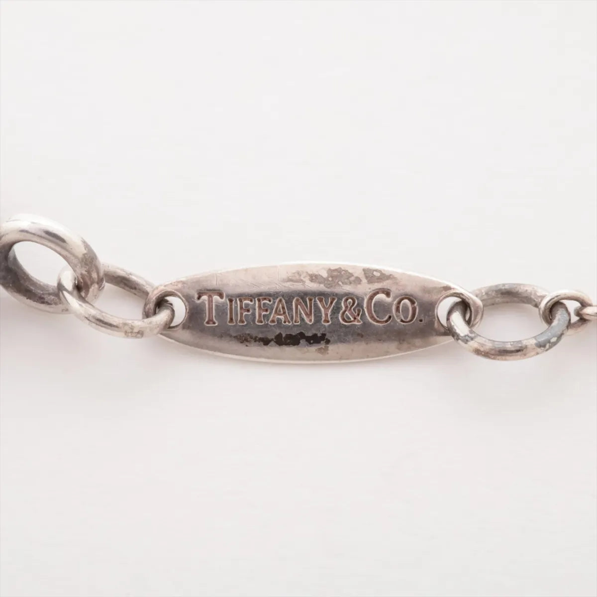 Tiffany & Co. Open Heart Necklace Silver