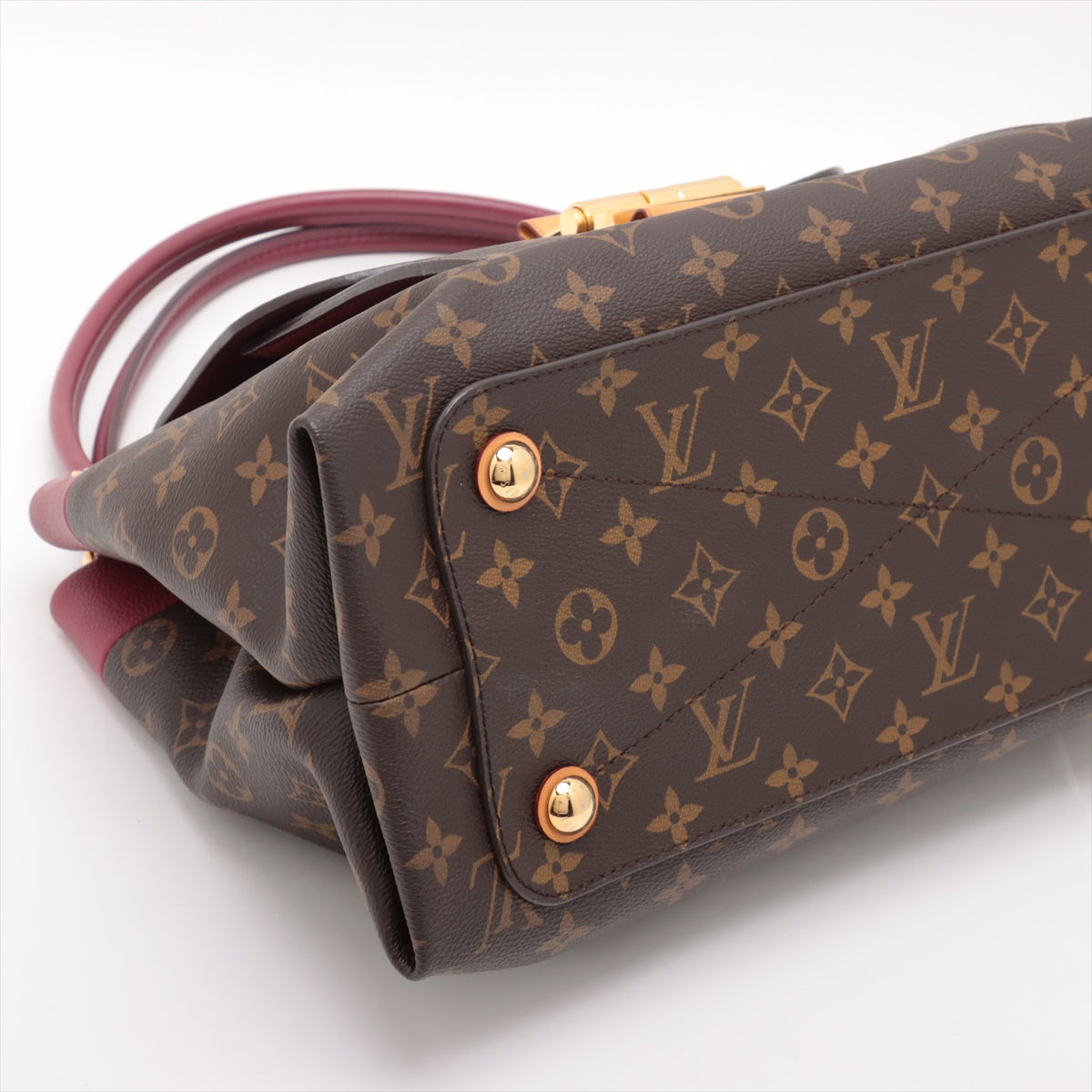 Louis Vuitton Monogram Olympe Handbag Purple