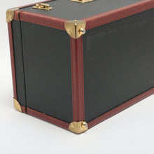 Load image into Gallery viewer, Bottega Veneta Leather Rectangle Vanity Bag Black × Brown
